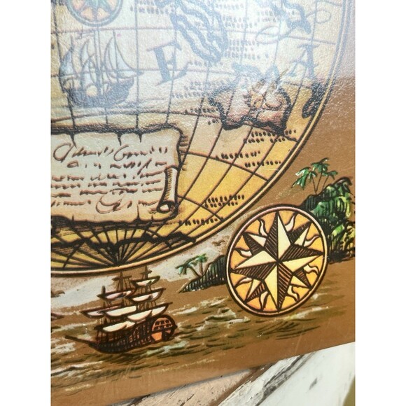 Vintage Brand New KMART Self Adhesive Photo Album Sealed World Globe Adventure - Picture 4 of 8